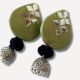 Light Green Mirror Earrings